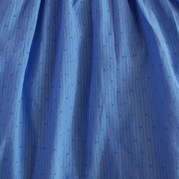 🟢K1123 * Sigrid Olsen Kids Girls Summer Dress Blue Dots Size 5 - Picture 7 of 8